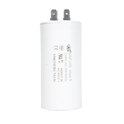 YATAI CBB60 Capacitor 60uF 250V AC, 4-Tab Motor Run Capacitor, 50/60Hz, 1.65 x 3.54 in Cylinder, for Standby Engine, Log Splitter, Pool Cooler, and AC Motor Applications