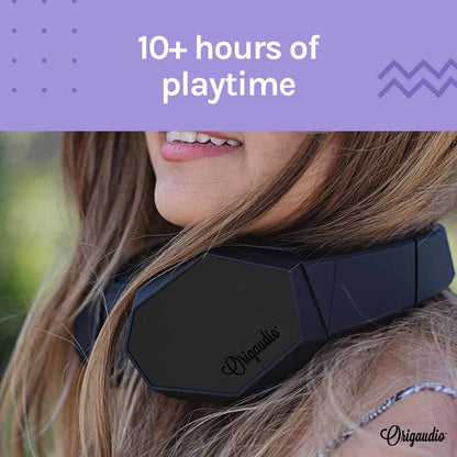 Origaudio Wrapsody Wireless Noise-Cancelling Headphones - Over 10 Hours of Play Time and 85% Noise-Canceling Effect - 33-Foot Wireless Range