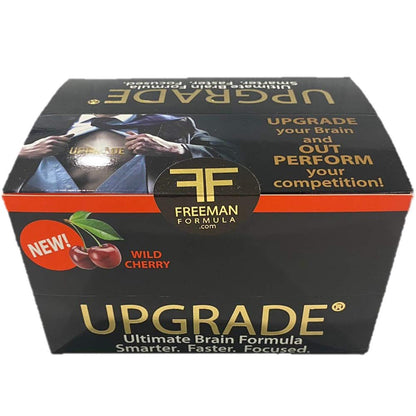 Upgrade Brain Supplement - Enhances Memory, Concentration, Focus & Clarity - Proprietary Blend of AAKG with Beta Alanine, Alpha GPC, Green Tea & Ginkgo Biloba-2 Fl oz (12 Pack)