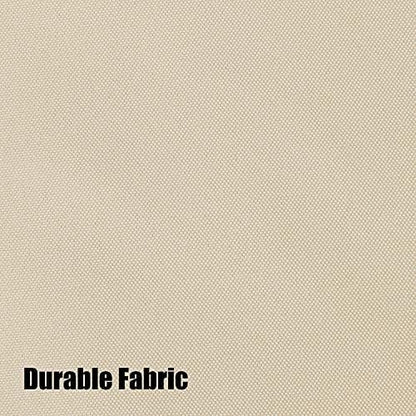 BONZER Outdoor Curtains for Patio Water Resistant Heavy Privacy Sunlight Blocking Grommet Outside Curtains for Porch, Pergola, Gazebo, 1 Panel, 54W x 95L inch, Cream
