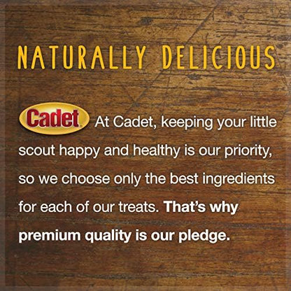 Cadet Stuffed Shin Bones - Highly Digestible, High Protein, Long-Lasting Dog Chew Bone for Aggressive Chewers, Supports Dental Health, - Peanut Butter Flavor, Small (3 Count)