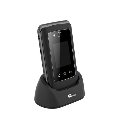 TTfone Titan TT950 Whatsapp Touchscreen Senior Big Button Flip Mobile Phone EE Pay As You Go