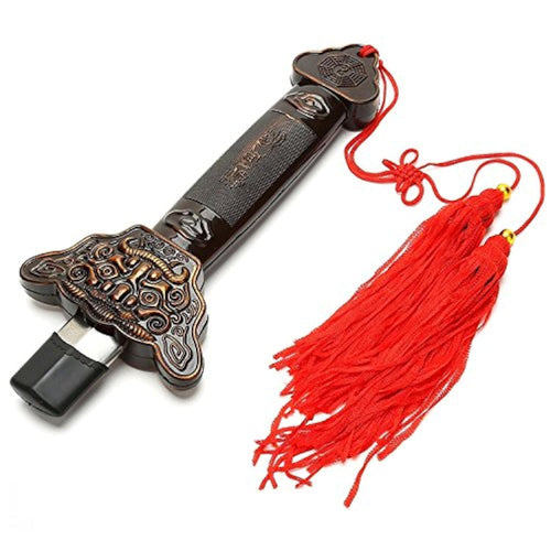 KierHunter Retractable Sword, Tai Chi Kung Fu Martial Arts Magic Sword for Exercises Performance Halloween (Stainless Steel)