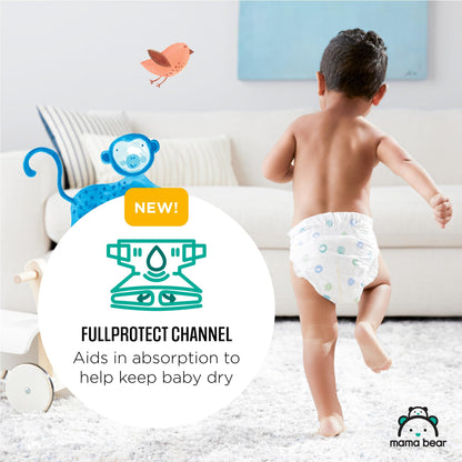 Amazon Brand - Mama Bear Gentle Touch Diapers, Size 4, 148 Count (4 packs of 37)
