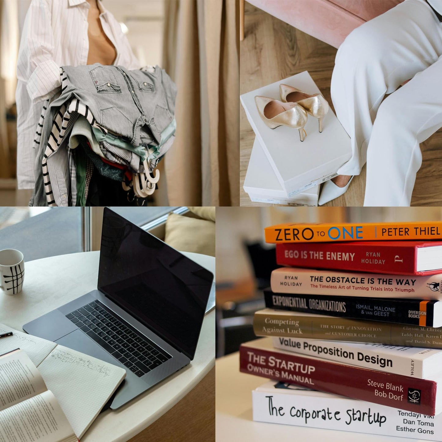 Joyhey 100 Count 11.7" x 15.7" Plastic Merchandise Bags, Shopping Retail Boutique Bags with Die Cut Handles - White Geometry