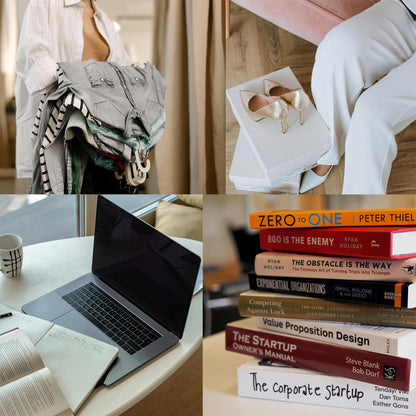 Joyhey 100 Count 11.7" x 15.7" Plastic Merchandise Bags, Shopping Retail Boutique Bags with Die Cut Handles - White Geometry