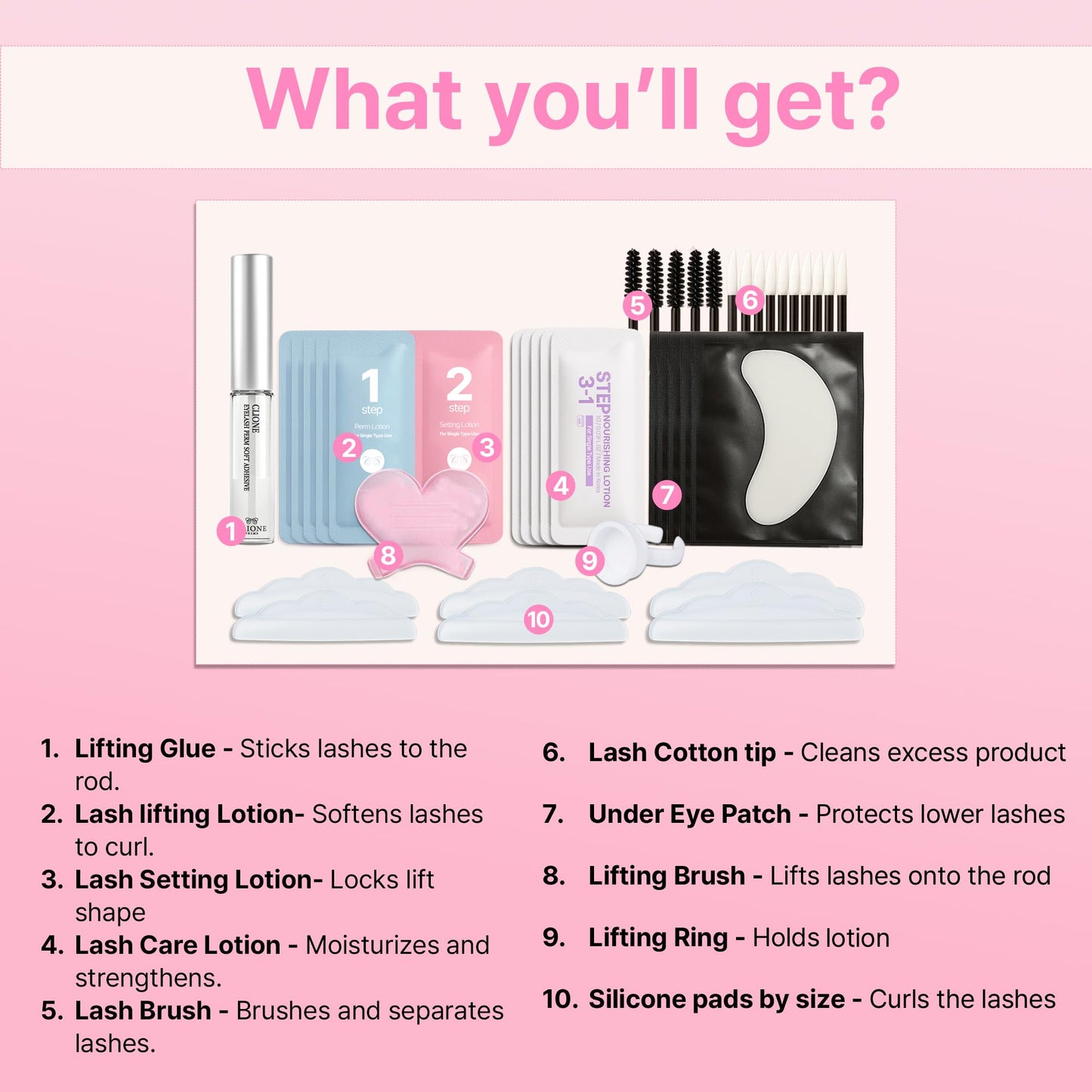 Korean Lash Lift Kit - Eye Brow Lamination Kit Eyelash Perm Kit Eyelash Lift Kit Lash Perm Eyebrow Lamination