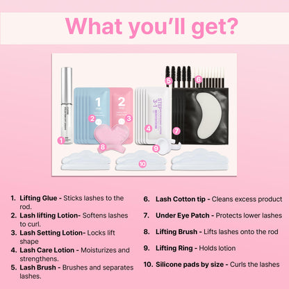 Korean Lash Lift Kit - Eye Brow Lamination Kit Eyelash Perm Kit Eyelash Lift Kit Lash Perm Eyebrow Lamination
