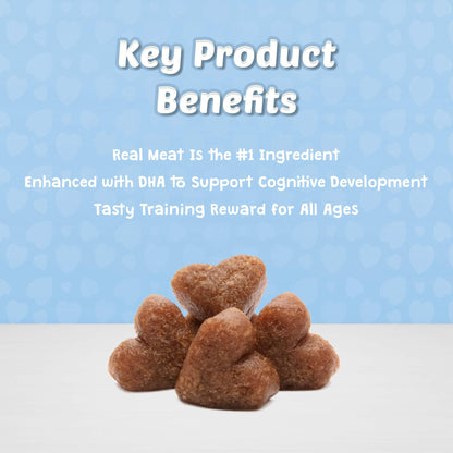 Blue Buffalo Blue Bits Natural Soft-Moist Training Dog Treats Chicken & Beef Recipes 16-oz bag Variety Pack, 2ct