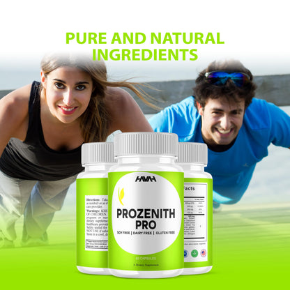 Prozenith Pro Pills Prozenith Capsules, Prozenith Maximum Strength Overall Health & Wellness Pink Salt Support Supplement Men Women, Prozeniths Premium Dietary Health Support Formula(60 Capsules)
