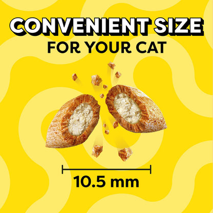 Temptations Classic Crunchy and Soft Cat Treats Feline Favorites Variety Pack, 3 oz. Pouches (Pack of 6)