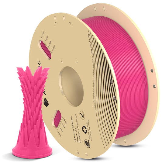 ANYCUBIC 3D Printer Filament PLA 1.75mm, FDM Printer Filament 1kg Spool (2.2 lbs), Dimensional Accuracy +/- 0.02 mm (1kg, Magenta)