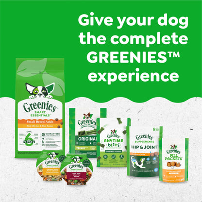 Greenies Weight Management Teenie Dog Dental Chews Weight Control Dog Treats, 27 oz. Pack (96 Treats)