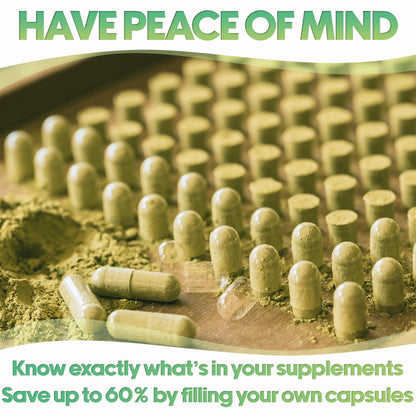 XPRS Nutra Size 0 Empty Capsules - 100 Count Empty Vegan Capsules - Vegetarian Pills - DIY Vegetable Capsule Filling - Veggie Pill Caps for Do-It-Yourself Supplements (Aqua)