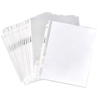 Amazon Basics Sheet Protector, 2000 Count (Pack of 1) , Clear