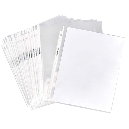 Amazon Basics Sheet Protector, 2000 Count (Pack of 1) , Clear