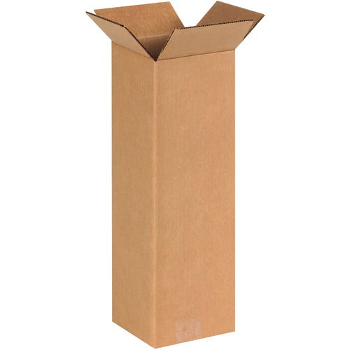 BOX USA 6x6x18 Tall Corrugated Boxes, Tall, 6L x 6W x 18H, Pack of 25 | Shipping, Packaging, Moving, Storage Box for Home or Business, Strong Wholesale Bulk Boxes