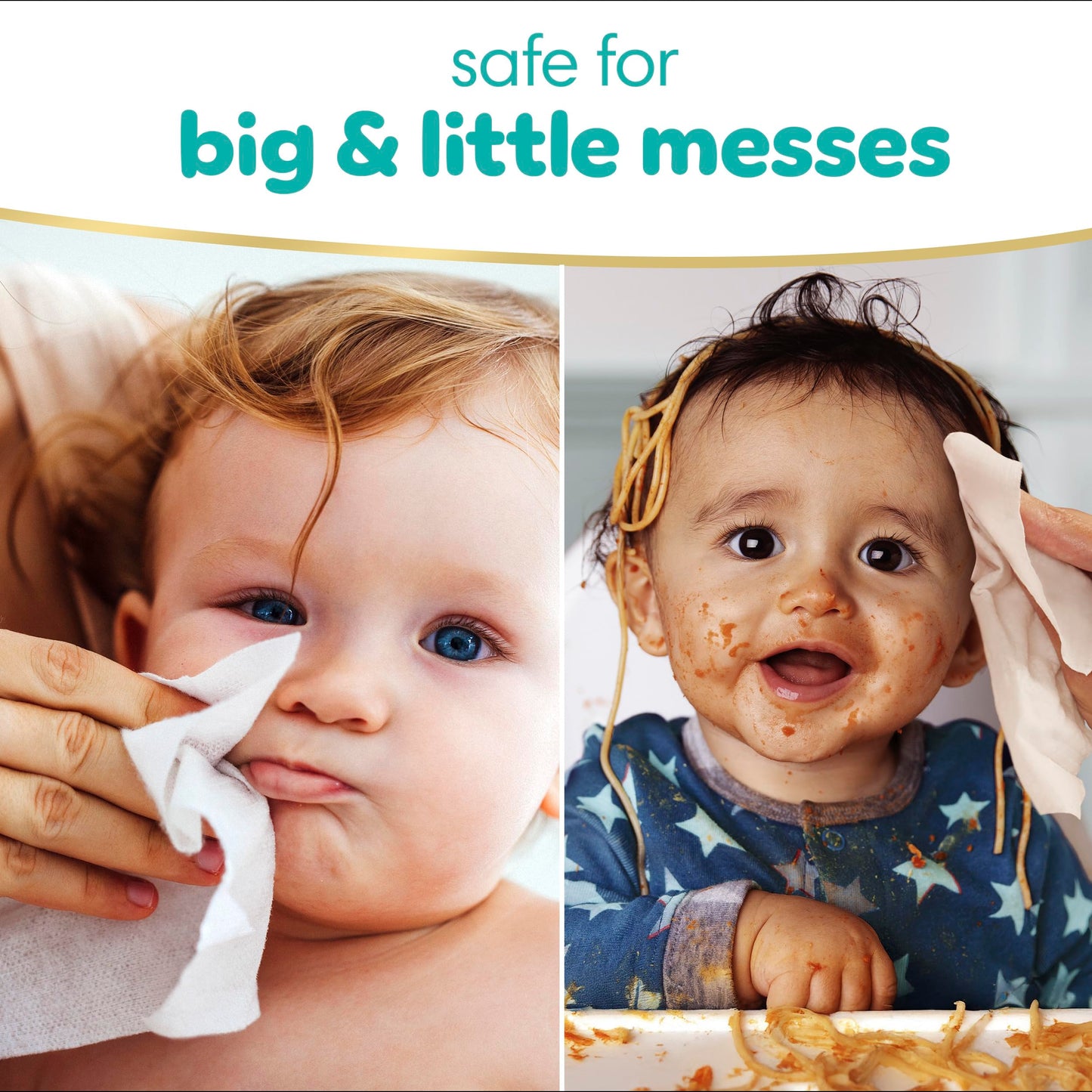 Pampers Baby Wipes, Sensitive, Water Based Wipe, Clinically Proven, Hypoallergenic, and Unscented for Babies, 1008 Wipes Total (12 Flip-Top Packs) [Packaging May Vary]