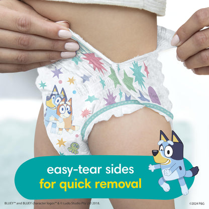 Pampers Training Pants - Easy Ups Boys & Girls Bluey - Size 2T-3T, 140 Count, Children's Potty Underwear (Packaging May Vary)