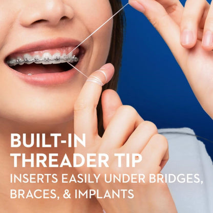Oral-B Threader Floss, 30-Count: 6 envelopes of 5 threaders (Value Pack of 3)