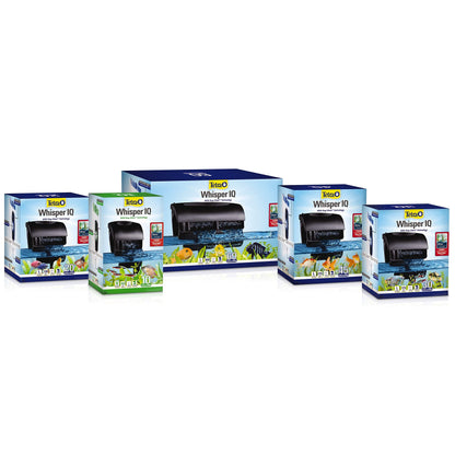 Tetra Whisper IQ Power Filter 60 Gallons, 300 GPH, with Stay Clean Technology