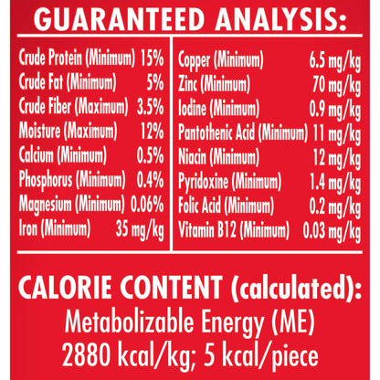 Milk-Bone Mini's Flavor Snacks Dog Treats, 2.5 Ounce (Pack of 20), Perfect for Walks, Travel Size, Party Favor