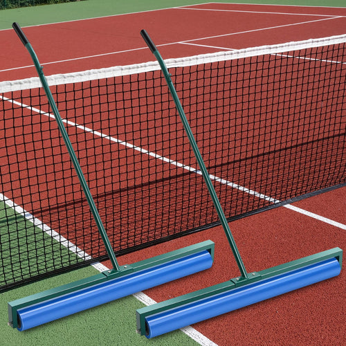 Suclain 2 Pcs Tennis Court Squeegee 36 Inch Blue PVA Foam Tennis Sponge Roller Lightweight Removes Water Quickly Clear Floors Tool for Tennis Basketball Sports Courts Garages