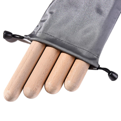 Rhythm Music Lummi Sticks for Kids, 16 Pack Sticks with Carry Bag, 8 Inch