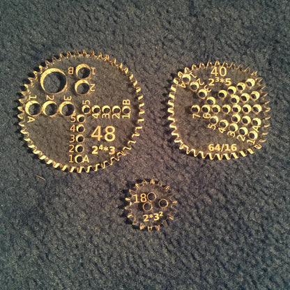 Original, Authentic Wild Gears Compact Set - Spirograph for Adults - Made in Canada by Aaron Bleakley