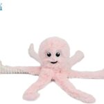 Best Pet Supplies OctoMutant Crinkle Plush Dog Toys for Interactive Play, Puppy and Senior Indoor Play, Soft Head Stuffing, Cute and Cuddly - Bundle (Fuchsia, Purple, Turquoise) - Image 2