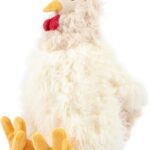 Best Pet Supplies Chicken Crinkle Plush Dog Toys for Interactive Play, Puppy and Senior Indoor Play, Colorful Chicken Toy Shape, Cute and Cuddly - Crinkle Chicken Bundle (Brown, Beige, Wine Red) - Image 3