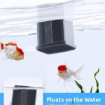 2-in-1 Aquarium Magnetic Cleaner with Digital Aquarium Thermometer, Fish Aquarium Mini Magnetic Brush only for Glass Fish Tank,Tiny Magnet Cleaner Floating Cleaning Tool for 1-30 Gallons - Image 2