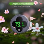 Aquarium Thermometer Digital, LED Fish Tank Thermometer Wireless Accurate Temperature Gauge to ±0.9℉, Aquarium Accessories for Fish Tank, Betta, Axolotl Tank or Aquatic, Replaceable Battery - Image 2
