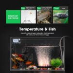 VIVOSUN 4-Pack LCD Digital Aquarium Thermometer Fish Tank Water Terrarium Temperature with Suction Cup for Turtle - Image 4