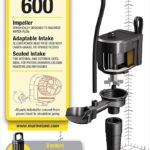 AquaMiracle Aquarium Powerhead Pump Circulating Water Pump 210 GPH for 40-60 Gallon Aquariums with Aerating Features - Image 2