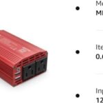 BESTEK 300W Power Inverter DC 12V to 110V AC Car Inverter with 4.2A Dual USB Car Adapter - Image 8