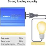 150W Car Power Inverter DC 12V to 110V AC Converter with 3.1A Dual USB Power inverters for Vehicles,Road Trip Essentials Camping Accessories Blue - Image 5