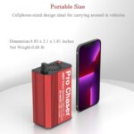 Pro Chaser 400W Power Inverters for Vehicles - DC 12v to 110v AC Car Inverter Converter, 6.2A Dual USB Charging Ports, Dual AC Adapter for Air Compressor Laptops (Red) - Image 2