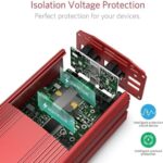 BESTEK 300W Power Inverter DC 12V to 110V AC Car Inverter with 4.2A Dual USB Car Adapter - Image 3