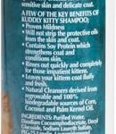 Bio-Groom Kuddly Kitty Shampoo - Tearless, Gentle Kitten Shampoo, Soap-Free, Cat Bathing Supplies, Quick Rinse, Cat & Kitten Grooming Supplies, Cruelty-Free, Made in USA, Cat Shampoo - 8 fl oz 1-Pack - Image 3