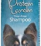 Bio-Groom Protein Lanolin Dog Shampoo – Tear-Free Pet Shampoo, Dog Bathing Supplies, Puppy Wash, Cat & Dog Grooming Supplies, Cruelty-Free, Made in USA, Tearless Dog Products – 12 fl oz 1-Pack