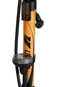 BV Bicycle Pump Durable Bike Floor Pump 17/24 inch Smart Valve Head, 160 psi, Automatically Reversible Presta and Schrader