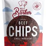 Beg & Barker Beef Chips for Dogs (8 Ounce, Pack of 1) - Single Ingredient Dog Treats Made for Large & Small Dogs Protein Human Grade Dog Treats Made from Real Meat Beef, Made in USA