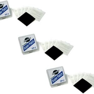 Park Tool GP-2 Pre-Glued Super Patch Puncture Repair Kits (Pack of 3)