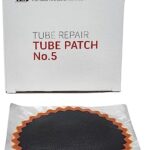 Rema Tip Top No. 5 Tube Patch, 10 Units of 3-3/4 inch Round Vulcanizing Patches for Truck and Farm Tire Inner Tube Repair, Red Feather Edge - Image 4