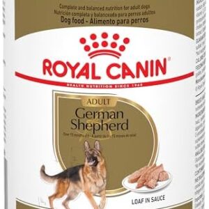 Royal Canin German Shepherd Loaf in Sauce Canned Dog Food, 13.5 oz can (12-count)