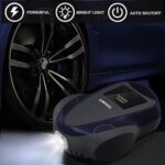 TEROMAS Tire Inflator Portable Air Compressor, Air Pump DC/AC for Car Tires 12V DC and Other Inflatables at Home 110V AC, Digital Electric Tire Pump with Pressure Gauge(Blue) - Image 6