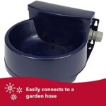 Coastal Pet Bergan Auto-Wata - Outdoor Dog & Cat Water Dispenser - Automatic Water Bowl for Pets - Made from Durable, BPA-Free Plastic - Self-Watering Cat & Dog Bowl - Navy, 48 Ounces - Image 6