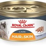 Royal Canin Feline Care Nutrition Hair & Skin Care Loaf in Sauce Canned Cat Food, 3 oz., Case of 24