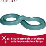 Coastal Pet Turbo Track Cat Toy - Cat Ball Toy & Racetrack - Easy Assembly - Slate Blue (1 Pack) - Image 5